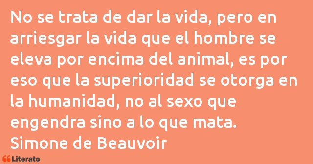 Frases de Simone de Beauvoir