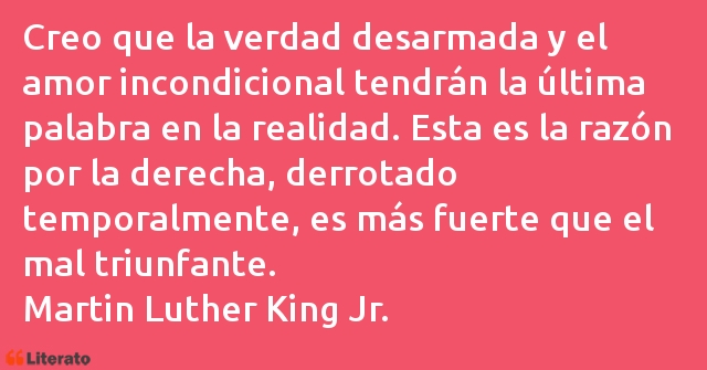 Frases de Martin Luther King Jr.