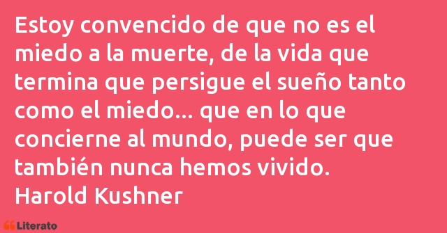 Frases de Harold Kushner