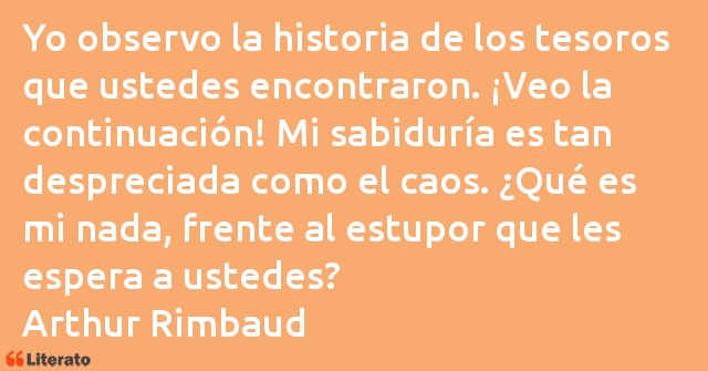 Frases de Arthur Rimbaud