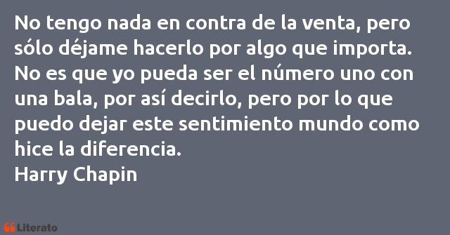 Frases de Harry Chapin