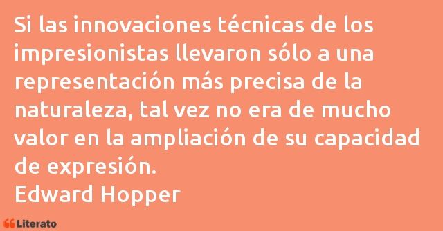 Frases de Edward Hopper