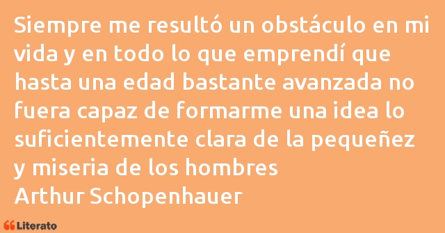 Frases de Arthur Schopenhauer