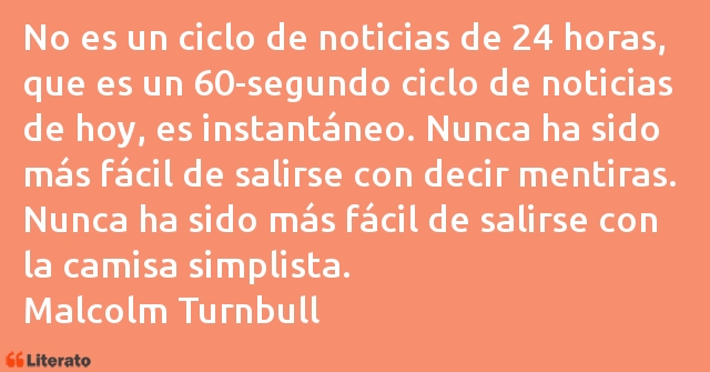 Frases de Malcolm Turnbull