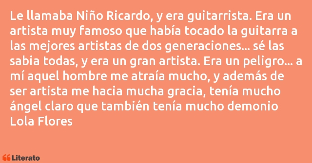 Frases de Lola Flores