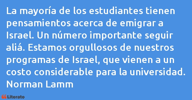 Frases de Norman Lamm
