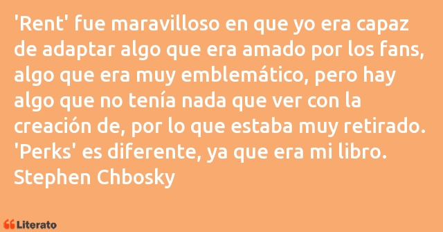 Frases de Stephen Chbosky