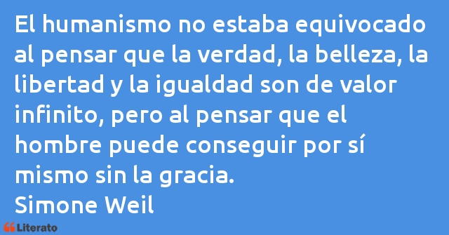 Frases de Simone Weil