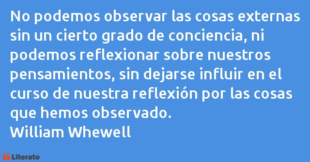 Frases de William Whewell