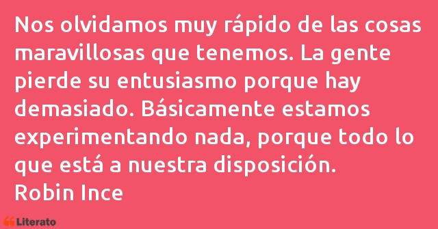 Frases de Robin Ince