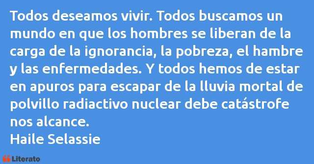 Frases de Haile Selassie