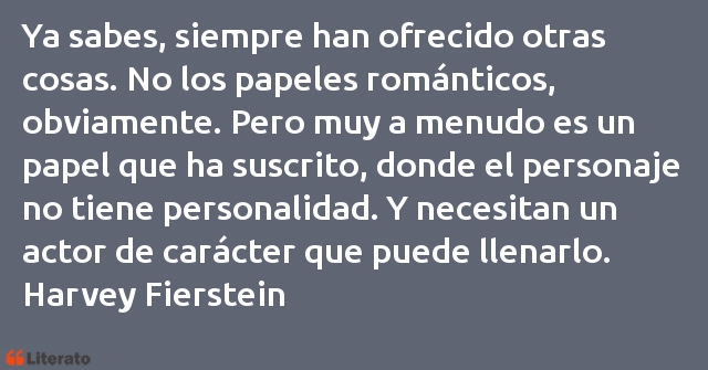 Frases de Harvey Fierstein