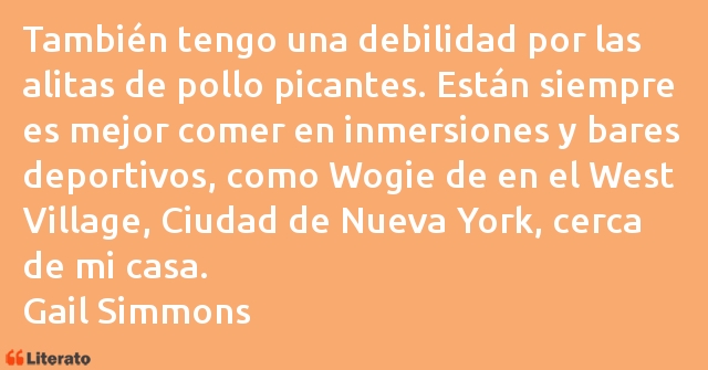 Frases de Gail Simmons