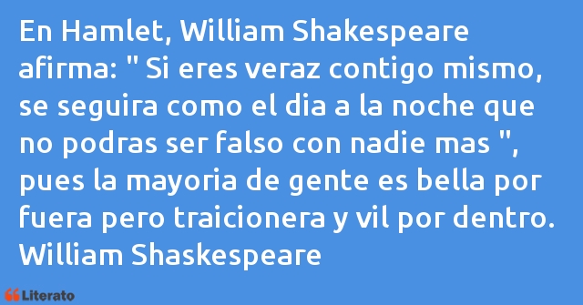 Frases de William Shaskespeare