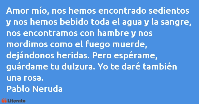 Frases de Pablo Neruda