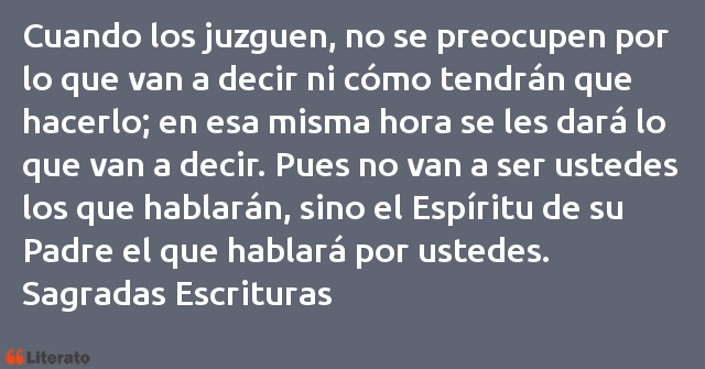 Frases de Sagradas Escrituras