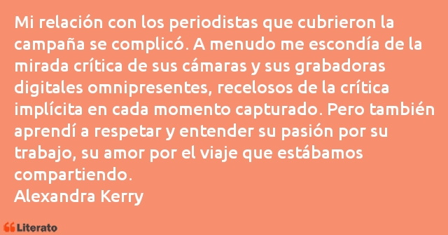 Frases de Alexandra Kerry