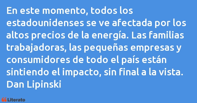 Frases de Dan Lipinski