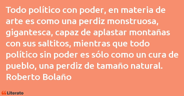 Frases de Roberto Bolaño