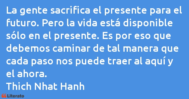 Frases de Thich Nhat Hanh