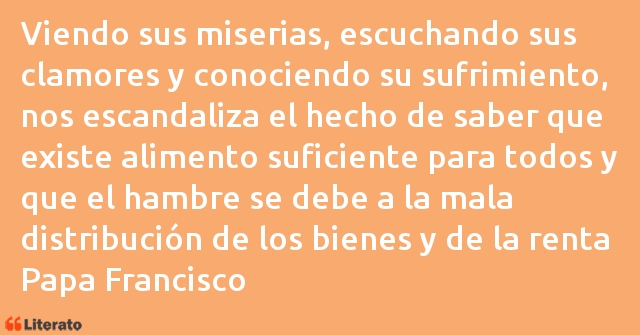 Frases de Papa Francisco