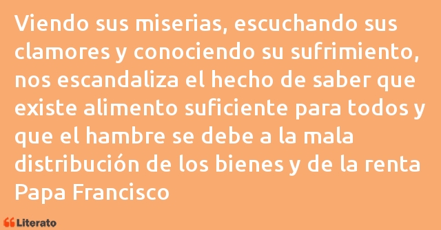 Frases de Papa Francisco