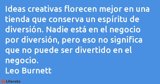 Frases de Leo Burnett