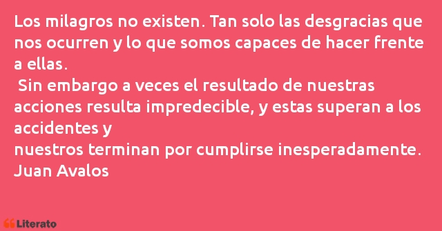 Frases de Juan Avalos