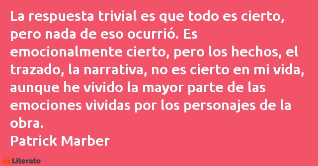 Frases de Patrick Marber