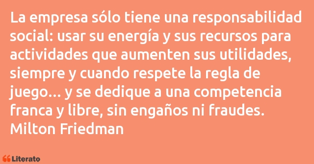 Frases de Milton Friedman