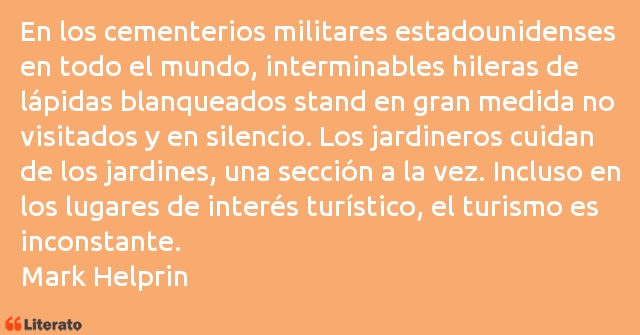 Frases de Mark Helprin