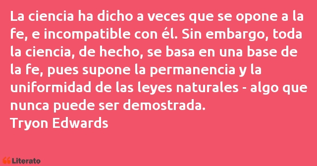 Frases de Tryon Edwards