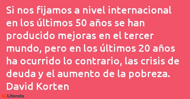 Frases de David Korten