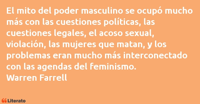 Frases de Warren Farrell