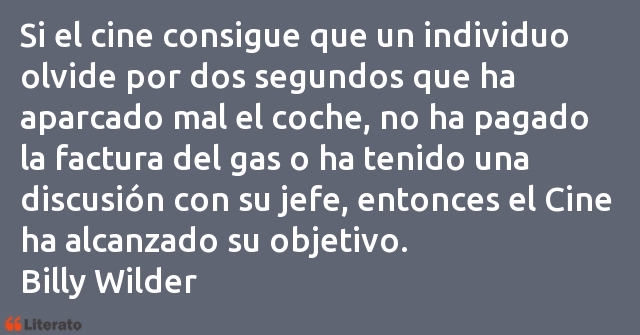 Frases de Billy Wilder