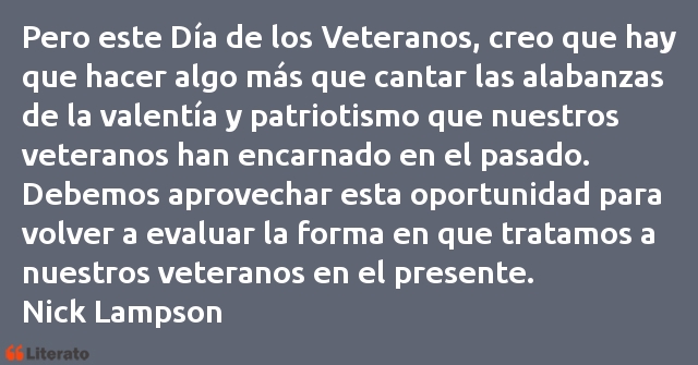 Frases de Nick Lampson