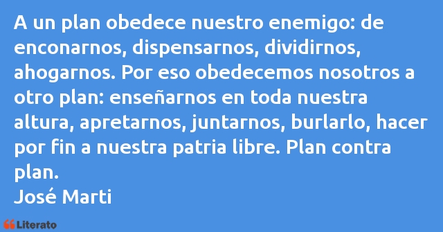 Frases de José Martí