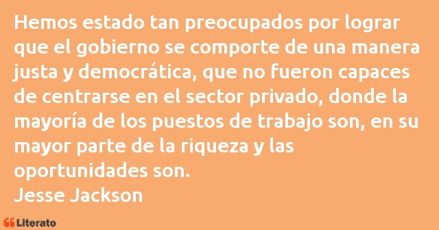 Frases de Jesse Jackson