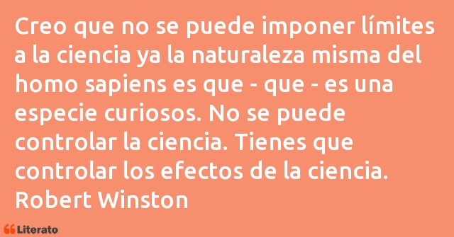 Frases de Robert Winston