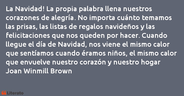 Frases de Joan Winmill Brown