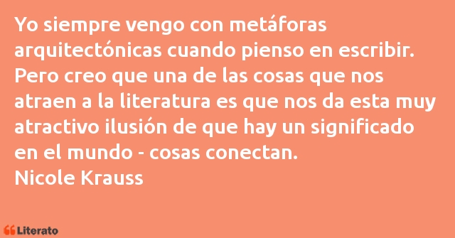 Frases de Nicole Krauss