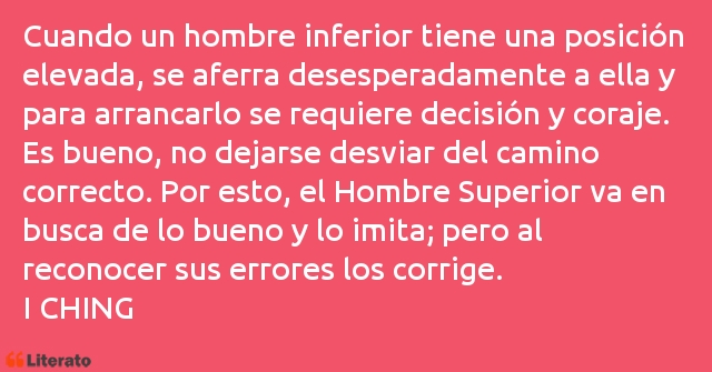 Frases de I CHING