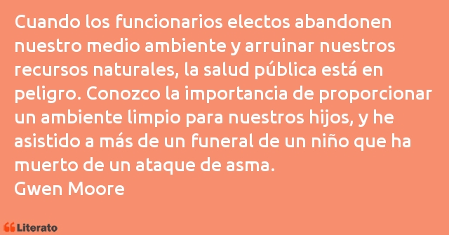 Frases de Gwen Moore