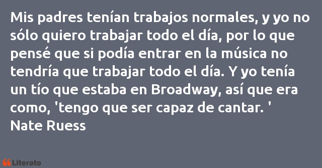 Frases de Nate Ruess