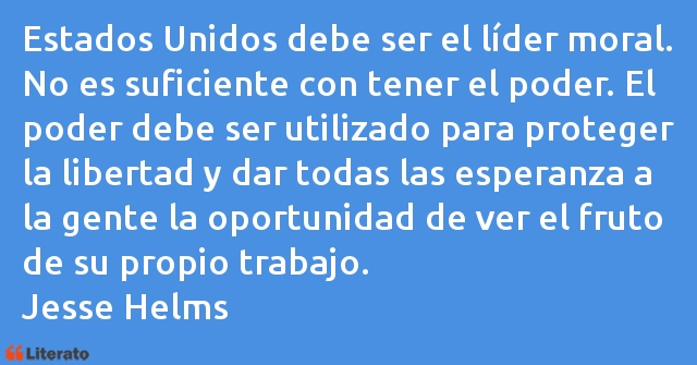 Frases de Jesse Helms