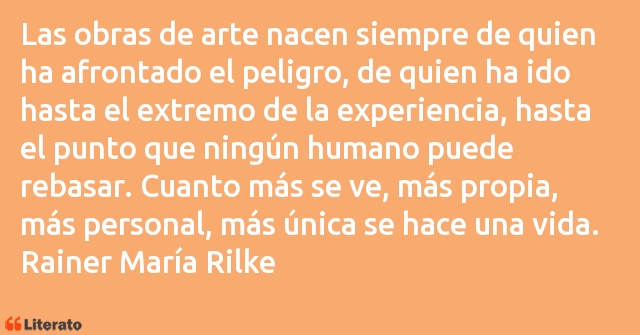 Frases de Rainer María Rilke