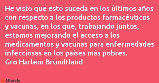 Frases de Gro Harlem Brundtland