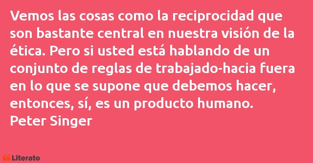 Frases de Peter Singer