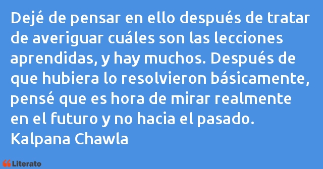 Frases de Kalpana Chawla