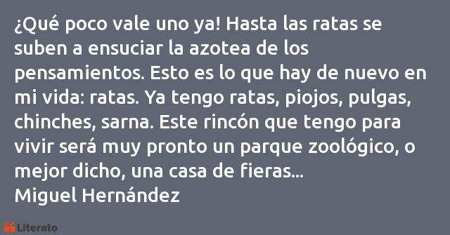 Frases de Miguel Hernández